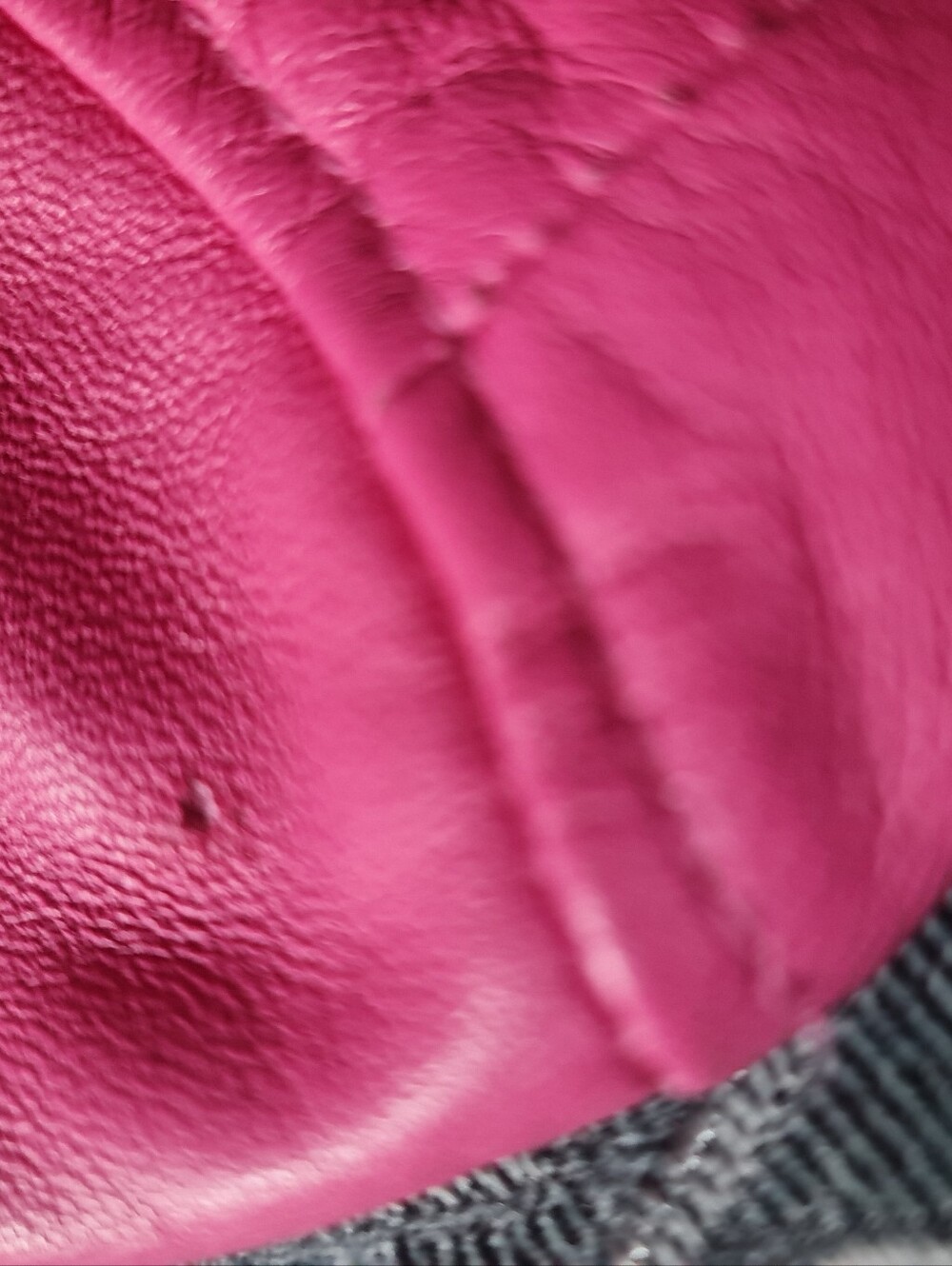 WT ⚘WALTER BAKER NICOLE 100% LEATHER JACKET (CANDY 💖) SZ. SMALL( DAMAGED) - Picture 13 of 14